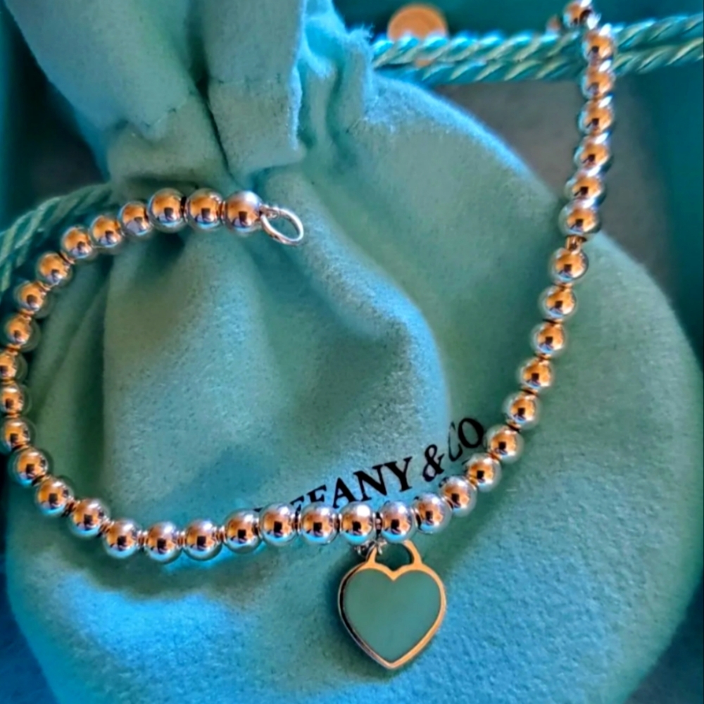 Return to Tiffany blue heart bracelet